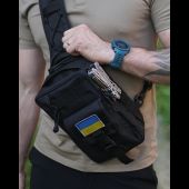 Сумка тактична Stalker, Чорна