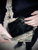 Сумка через плече PunchVelcro чорна
