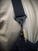 Сумка через плече PunchVelcro чорна
