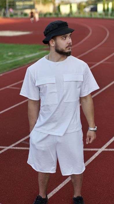 Костюм OverSize літній, Білий