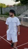 Костюм OverSize літній, Білий