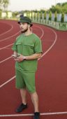 Костюм OverSize літній, Зелений