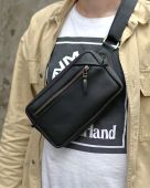 Сумка шкіряна BranchLeather, Матова